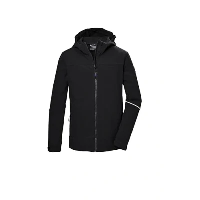 Afbeelding van killtec KOS 143 BYS SFTSHLL JCKT 43255 000 Veste softshell à capuche pour garçon Noir Taille 164
