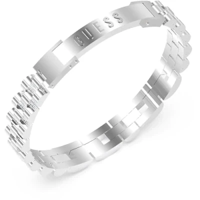 Afbeelding van Guess Empire Armband silvercoloured, Heren, Maat: One Size, Silver coloured