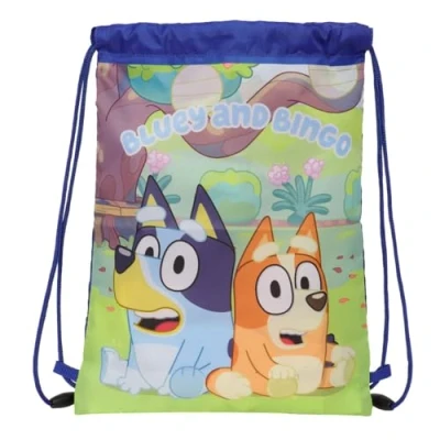 Afbeelding van Rugtas met Koordjes Bluey Marineblauw 26 x 34 1 cm
