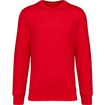 Afbeelding van Native Spirit Ecologische uniseks sweater met ronde hals NS400 Poppy Red