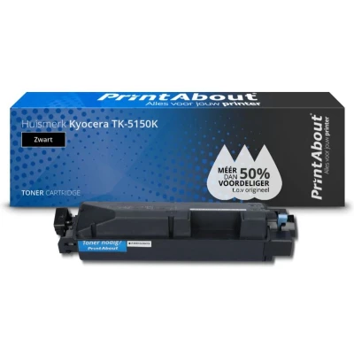 Afbeelding van Huismerk Kyocera TK 5150K Toner Zwart