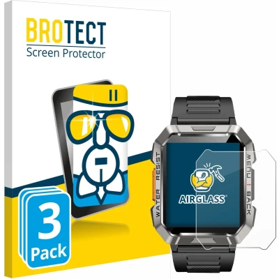 Afbeelding van BROTECT Screenprotector voor Baolubao W60 Folie Beschermfolie Beschermglas transparant (3 Stuks)