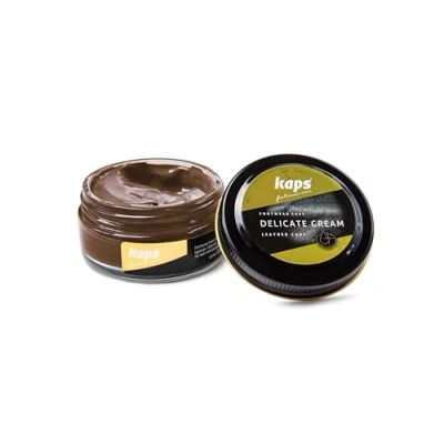 Afbeelding van Kaps Schoencreme schoensmeer verzorgt het leer en geeft glans (168) Whiskey 50ml