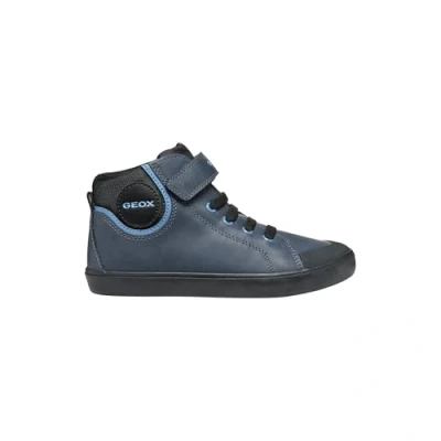 Image de Geox Garçon J Gisli Boy C Basket, Bleu, 35 EU