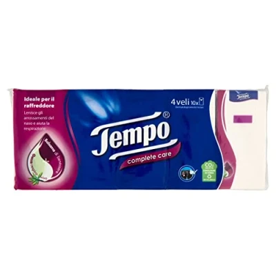Afbeelding van Tempo fazzoletti Tascabili Complete Care, 10 stuks van 9 280 g