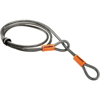 Afbeelding van Kryptonite Kryptoflex Kabelslot Fiets, Terras, Teunmeubel, Step, Kinderwagen Kabel met Dubbele Lus &gt; 2 meter 213 cm Gevlochten Staal