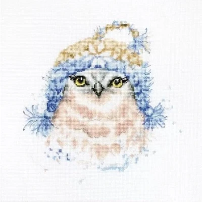 Afbeelding van Borduurpakket UILTJE MET MUTS THE OWL LUCA S
