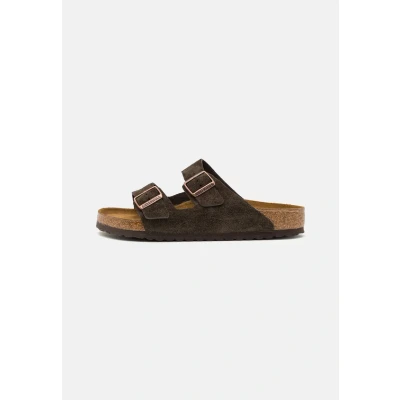 Afbeelding van Birkenstock Arizona Regular Pantoffels, Maat: 36, Mocca Veloursleer