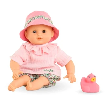 Afbeelding van Corolle Mijn eerste babypop, Coralie, met badspeelgoed, eend, 30 cm, vanaf 18 maanden, 9000100870