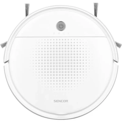 Afbeelding van Sencor Robotstofzuiger SRV 1550WH robotstofzuiger, zeer stil en compact, intelligente navigatie, Smart Room technologie mop functie, ideaal voor dierenharen