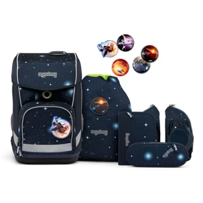 Afbeelding van Ergobag CUBO set 6TLG Schooltas voor kinderen, Maat: One Size, Kobärnikus
