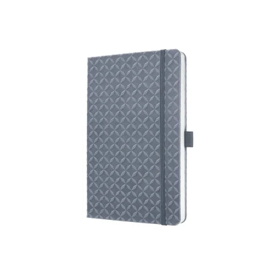 Afbeelding van SIGEL JN127 Notitieboek, 13,5 x 20,3 cm, gelinieerd, hardcover, donkergrijs, Jolie