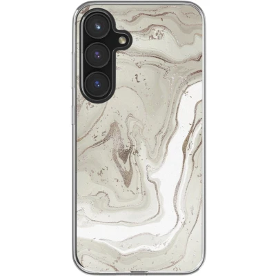 Afbeelding van imoshion hoesje Geschikt voor Samsung Galaxy S24 FE Design Sandy Marble