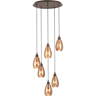 Afbeelding van Eglo SIRACUSA Hanglamp Bruin;Koper