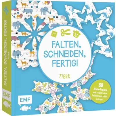 Afbeelding van Bastelblock: Falten, Schneiden, fertig! Tiere