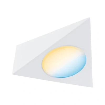 Afbeelding van Paulmann 99959 ledmeubelverlichting Clever Connect Trigo Spot Tunable White 12 V INCL. 1 x 2,1 W, dimbaar, mat wit metaal 2700 6500 K,