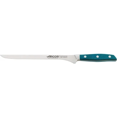 Afbeelding van Arcos Brooklyn Serie hammes lemmet van gesmeed roestvrij staal nitrum 250 mm handvat Micarta kleur blauw (zijdegaren)