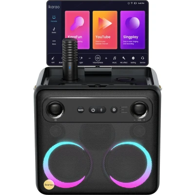 Afbeelding van Ikarao Break X2 Karaokesysteem Touchscreen, Incl. microfoon