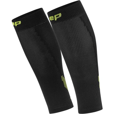 Afbeelding van CEP Calf sleeves Core Run 5.0 zwart/groen Geslacht: Man, Kuitomtrek (centimeter): 32 38 cm