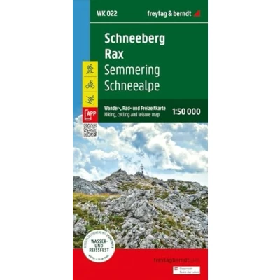 Afbeelding van Wander Rad Freizeitkarte Schneeberg Rax Semmering Schneealpe