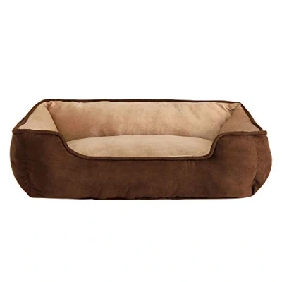 Afbeelding van Hondenbed ((L) 110x80 cm, bruin/beige)