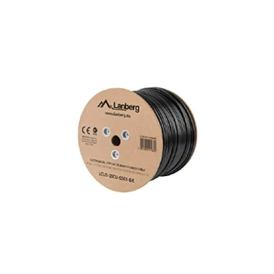 Afbeelding van Stevige UTP netwerkkabel categorie 6 Lanberg LCU5 30CU 0305 BK