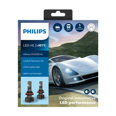 Afbeelding van Philips H11 LED Koplamp 12/24V 16W 2 Stuks