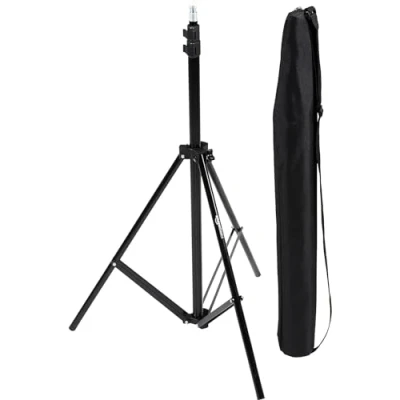 Afbeelding van Amazon Basics 1 x aluminium statief met etui, 2,13 m