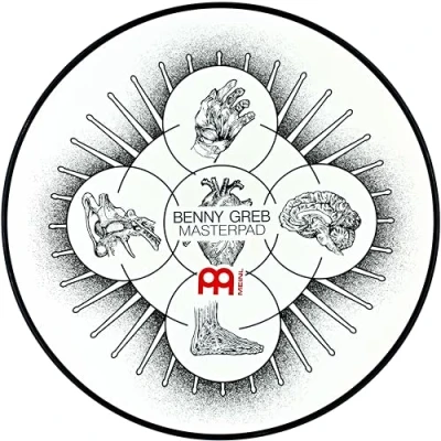Afbeelding van Meinl MPP 12 BG Practice Pad Benny Greb Accessoire voor drums