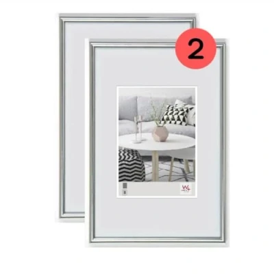 Image de walther design cadre photo argent 20 x 30 cm pack de 2, Galeria plastique KS030HD