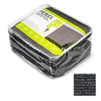 Afbeelding van Schaduwdoek Perel (Vierkant, Waterdoorlatend, 5 x meter, Antraciet)