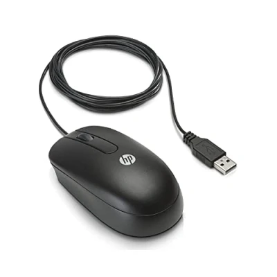Afbeelding van Optische muis HP USB 2 toetsen 2013 design zwart