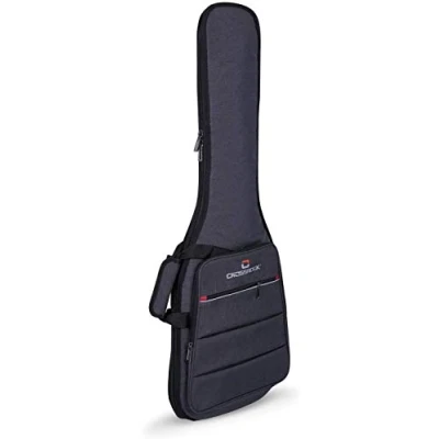 Afbeelding van Crossrock CRSG107E Hoes voor elektrische gitaar, 10 mm bekleding, rugzak beschikbaar, donkergrijs (CRSG107EGR)