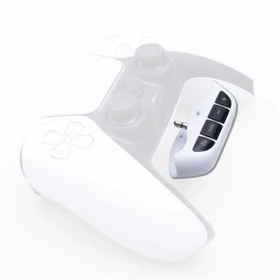 Image de Adaptateur casque Bluetooth Freaks And Geeks pour manette PS5 Blanc et noir