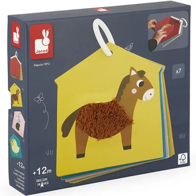 Afbeelding van Janod voelkaarten boerderij
