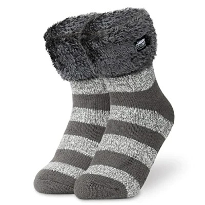 Afbeelding van CityComfort Damessokken, fantasie, antislip, voor dames, winter