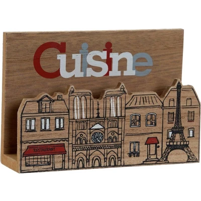 Afbeelding van Servethouder DKD Home Decor Cusine Multicolour 16 x 11 5 cm Hout MDF