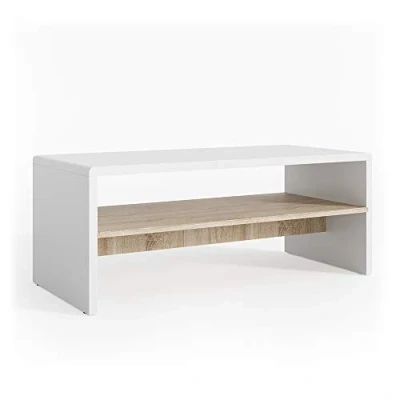 Afbeelding van Vicco Salontafel, Sonoma, wit, 99 x 40 cm