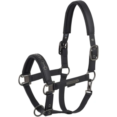 Afbeelding van Eskadron Halster Faux Leather Platinum Zwart VB