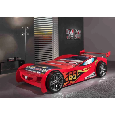 Afbeelding van Vipack Le Mans autobed 90x200 rood