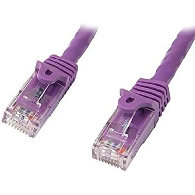 Afbeelding van StarTech Cat5e Ethernet netwerkkabel met snagless RJ45 connectors UTP kabel 10m paars
