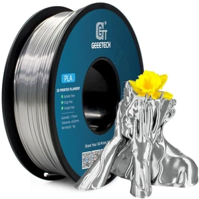 Afbeelding van GEEETECH PLA filament 1,75 mm zijde 3D printer 1 kg spoel met zijdezacht printoppervlak, maatnauwkeurigheid +/ 0,02