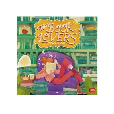 Afbeelding van The Book Lover&#039;s Wall Calendar 2026 (Art Calendar): Original Flame Tree Publishing Kalender [Kalender]
