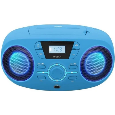 Afbeelding van Bigben CD61 Radio CD speler voor kinderen USB Blauw