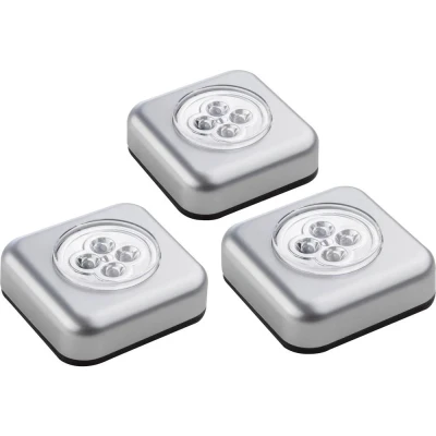 Afbeelding van Müller Licht 400136 Kleine mobiele lamp Set van 3 stuks LED Zilver
