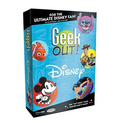 Afbeelding van Geek Out! Disney Party Game Betoverende versie van het populaire Out Board A Trivia Bluffing Featuring Favorite Characters Perfect for Family Night Fun