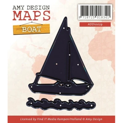 Afbeelding van Die Amy Design Maps Boat