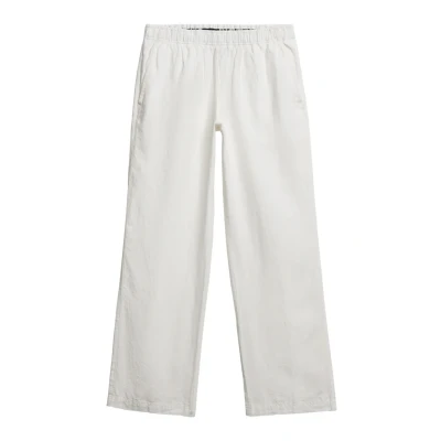 Afbeelding van Superdry Broek, Dames, Maat: 36, White