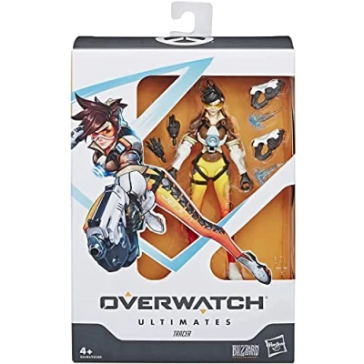 Image de Figurine d&#039;action à collectionner Hasbro Overwatch Ultimates Series Tracer de 15 cm E6486 Neuf