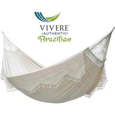 Afbeelding van Vivere Authentieke Braziliaanse elegante hangmat Antique